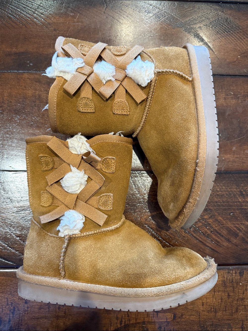 Koolaburra by UGG Lined Chestnut Bootie - size 13